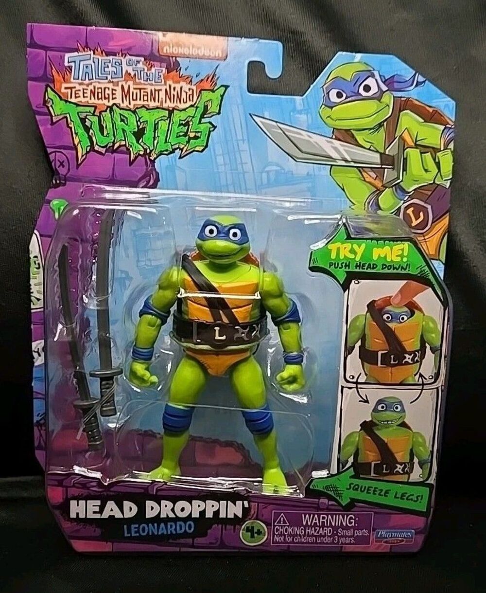 Teenage Mutant Ninja Turtles Head Droppin Leonardo Basic Action Figure TMNT